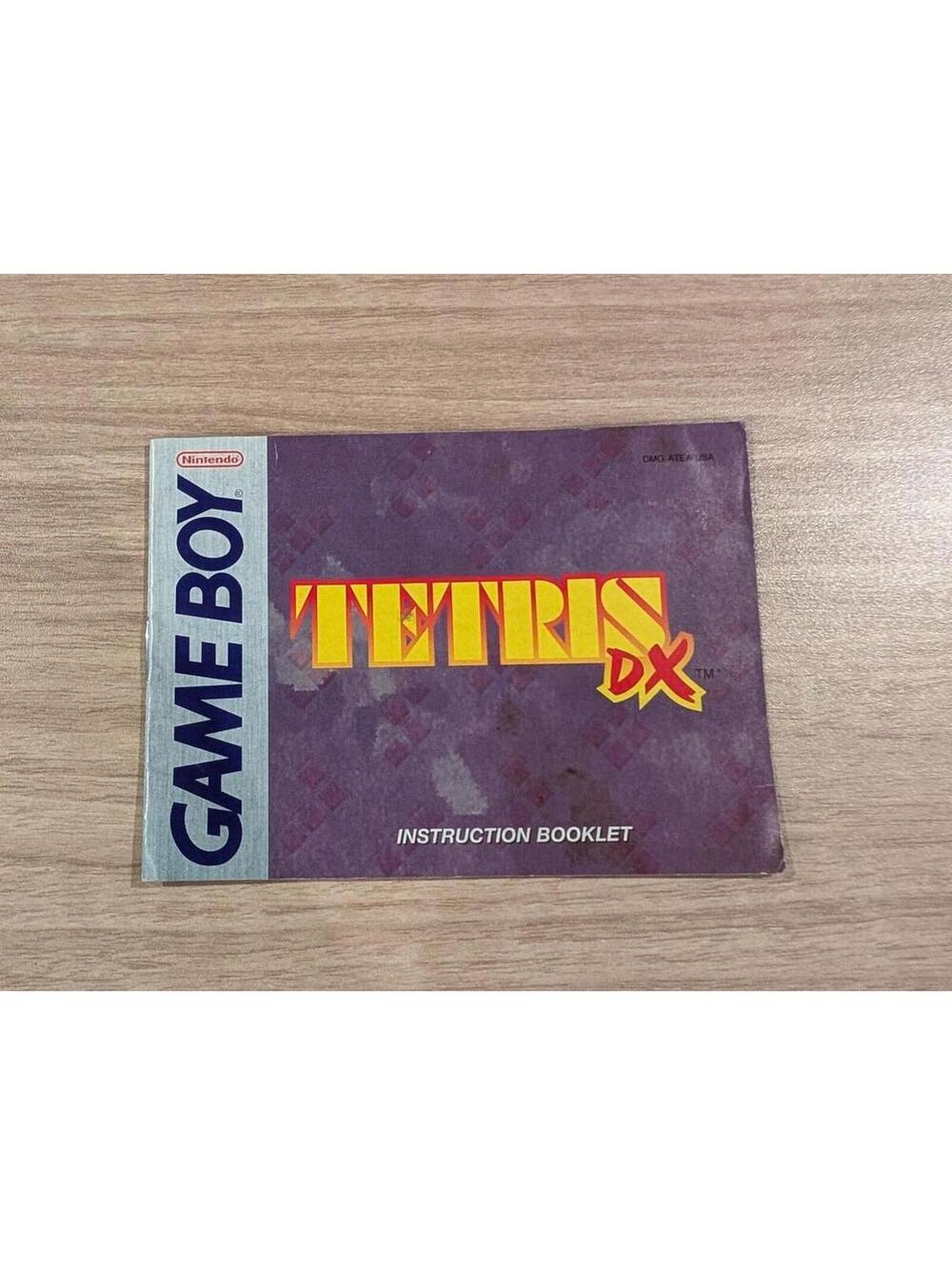 Tetris DX Nintendo Game Boy Color Instruction Manual Booklet Only Authentic OEM